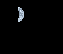 Moon age: 5 days,0 hours,29 minutes,26%